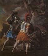 Nicolas Poussin The Companions of Rinaldo China oil painting reproduction